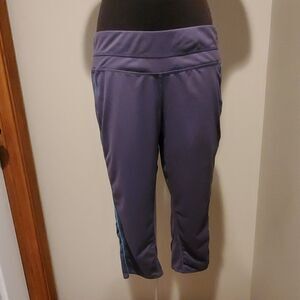 Tangerine Blue Workout Capris (Large)